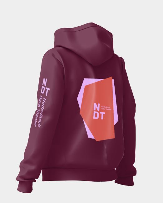 NDT HOODIE BURGUNDY (UNISEX)